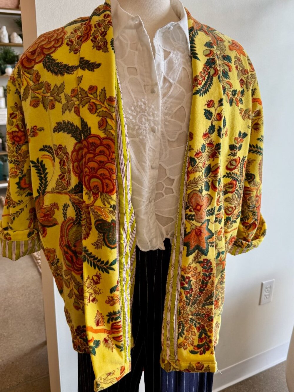 Eleanor James Velvet Lounge Jacket